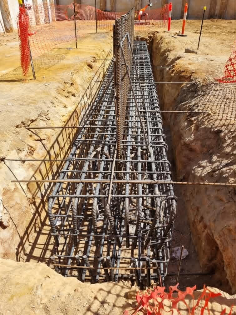Commercial concrete foundation